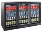 CombiSteel Barkoelkast | 330L | Zwart | Schuifdeuren | Stati, Ophalen of Verzenden, Nieuw