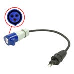 ProPlus Verloopkabel - Zwitserse stekker naar CEE - 40 cm..., Ophalen of Verzenden, Nieuw