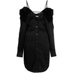 AlexanderWang.T • zwarte zijden jurk • M, Verzenden, Zwart, Maat 42/44 (L), Nieuw