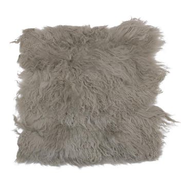 Stoelvachtje schaap krulhaar grijs 40x40cm, Huis en Inrichting, Woonaccessoires | Overige, Verzenden, Nieuw