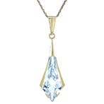 Gouden vintage hanger met spinel 14 krt, Ophalen of Verzenden, Nieuw