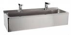 RVS Wasbak Dubbel | 2 Elektronische Kranen HorecaTraders, Verzenden, Nieuw in verpakking