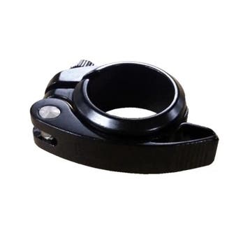 Mirage Zadelpenklem 40.8 mm met snelspanner aluminium zwart, Verzenden, Nieuw