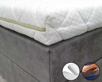 Hybride Schuim Splittopper Bamboo Hoes 10 cm - 160 x 200, Nieuw