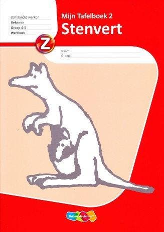 Stenvert Mijn tafelboek 2 groep 4/5 (per stuk), Verzenden, Nieuw