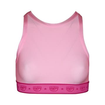 Chiara Ferragni • roze top met logo • XS, Chiara Ferragni, Verzenden, Nieuw, Roze