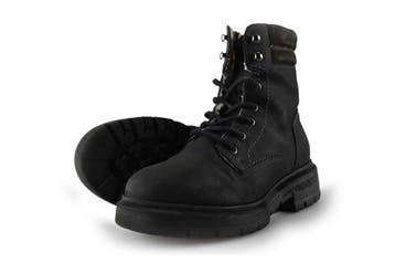 Hush Puppies Veterboots in maat 38 Zwart, Verzenden, Zwart, Overige typen, Gedragen