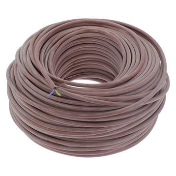 Huishoudsnoer | 3x 0.75 mm² | 100 meter, Verzenden, Nieuw