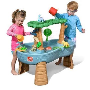 Step2 Dino Showers Watertafel 81cm Kunststof Blauw, Verzamelen, Verzenden, Nieuw