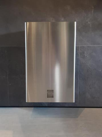 Afvalbak Wandaansluiting - RVS - 300x200x500mm - 30 Liter, Verzenden, Nieuw in verpakking