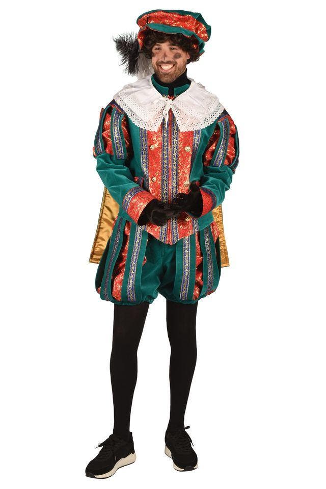 Piet Supreme Zaragossa Turquoise Rood - XXL, Diversen, Sinterklaas, Verzenden