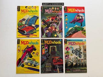 Mod Wheels #1, #3, #5, #6, #13, #15 - 1 with rare Mark, Nieuw