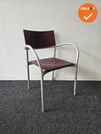 Kantinestoel - Segis Breeze - Rood (Vergaderstoelen), Zakelijke goederen, Vergader- of Presentatieruimte, Ophalen of Verzenden