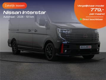 Nissan Interstar | Zakelijk Leasen vanaf 292,- p/mnd, Nieuw, Financial lease, Lease, Nissan