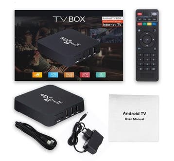 MXQ PRO Android 13 tv box mediaspeler IPTV +5G smart 4K 1/8G, Audio, Tv en Foto, Mediaspelers, Verzenden, Nieuw