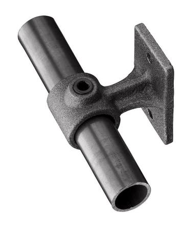 Buiskoppeling Leuningdrager Onbehandeld Ø 42,4 mm Antraciet, Verzenden, Nieuw