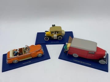 Atlas 1:43 - Modelauto (3) - Kuifje – « Kuifje in Congo », «, Nieuw