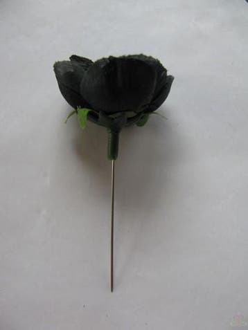 Zijden Roosjes Zwart 3 cm 20 stuks, Ophalen of Verzenden, Nieuw