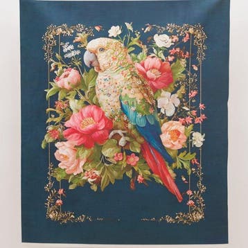 Paneel - AA206 - Paneel van decoratieve stof “Pappagallo e