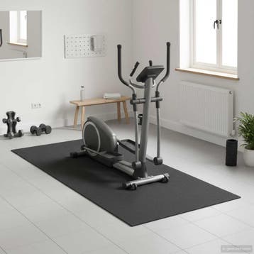 vidaXL Sportbeschermmat Zwart 200 x 90 x 0,6 cm Hoogwaardige, Verzenden, Nieuw