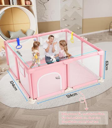 Grondbox - Baby box - Kinderbox - Babybox - Speelbox - 124x1, Verzenden, Zo goed als nieuw