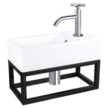 Fonteinset Differnz Force Keramiek en Handoekrek 40x22x11.5, Ophalen of Verzenden, Nieuw, Overige typen
