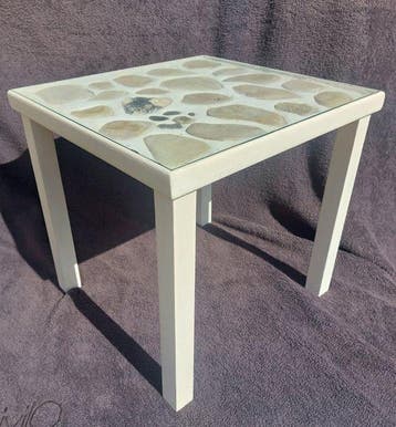 Tafel - Natuursteen - Mozaïek tafel natuursteen