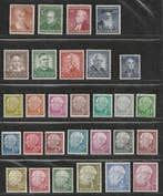 Duitsland 1952/1954 - 4 betere complete sets - Michel, Gestempeld