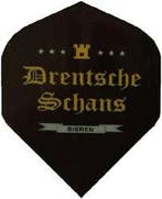 Zwarte Dartflights Bedrukken Met Logo of Foto, Sport en Fitness, Darts, Ophalen of Verzenden, Nieuw, Pijlen