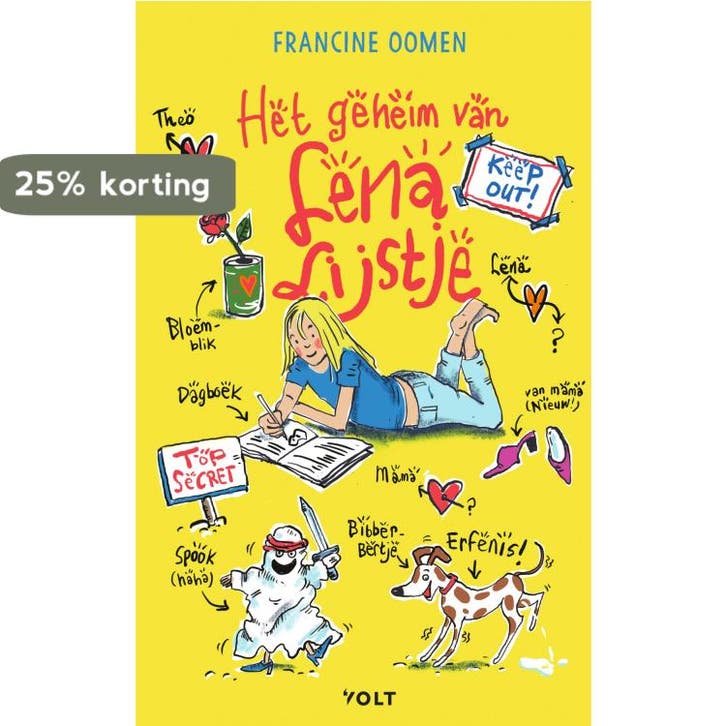 Het geheim van Lena Lijstje / Lena Lijstje / 2 9789021426051, Boeken, Kinderboeken | Jeugd | 10 tot 12 jaar, Zo goed als nieuw