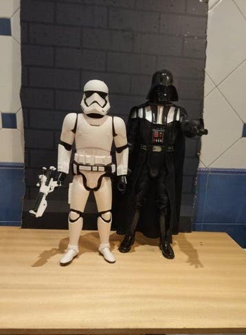 Star Wars - Star wars 50 CM XL Stormtrooper and Darth Vade, Nieuw