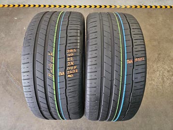 285/40/22 110Y AO HANKOOK ZOMERBANDEN 6,3MM PROFIEL 2X, Ophalen, Gebruikt, 285 mm, Overige maten