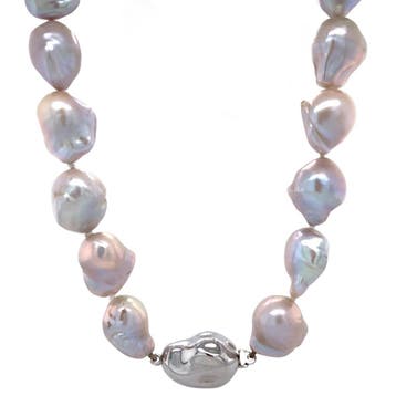 Parel collier met zilveren sluiting 925, Ophalen of Verzenden, Nieuw