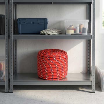 vidaXL Multifunctioneel gebruikstouw 14 mm 25 m Rood PP, Verzenden, Nieuw