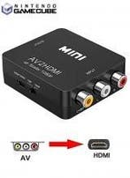 MarioCube.nl: AV to HDMI Adapter - iDEAL!, Spelcomputers en Games, Spelcomputers | Nintendo GameCube, Ophalen of Verzenden, Gebruikt