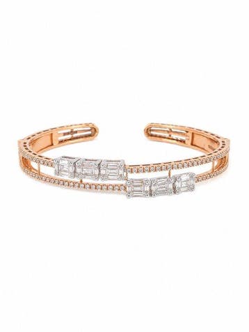 Armband - 18 karaat Roségoud - 2.06ct. tw. Diamant, Nieuw