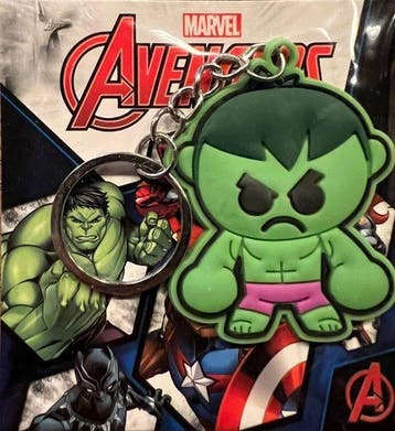Marvel Avengers - Hulk - Rubber Sleutelhanger, Verzamelen, Ophalen of Verzenden, Nieuw, Overige typen