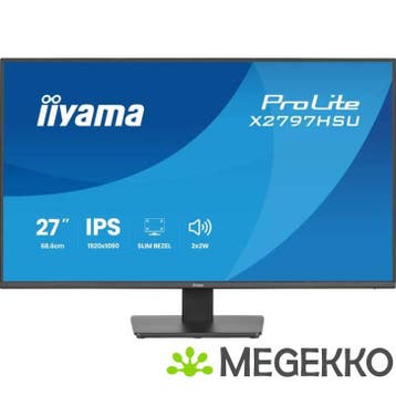Iiyama ProLite X2797HSU-B1 27  Full HD IPS monitor, Verzenden, Nieuw, Iiyama