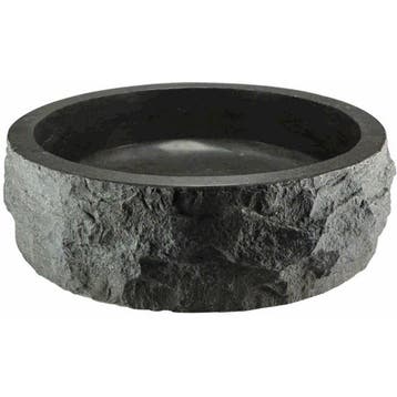 Wiesbaden Raw Waskom Rond Hamerslag - 40x12cm - Hardsteen, Ophalen of Verzenden, Nieuw