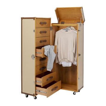 *WOONWINKEL* Kare Design Venezia Kledingkast Koffer Op Wiele, Huis en Inrichting, Kasten | Kledingkasten, Verzenden, Nieuw