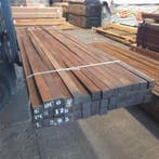 Ca. 42x Hardhouten paal, 7 x 7 x 400 cm, Nieuw