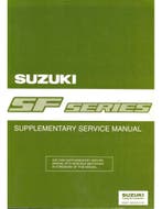 1996 SUZUKI SWIFT SUPPLEMENT WERKPLAATSHANDBOEK ENGELS, Auto diversen, Handleidingen en Instructieboekjes