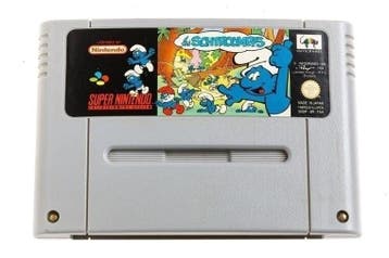 Die Schlümpfe (German) [Super Nintendo], Ophalen of Verzenden, Zo goed als nieuw