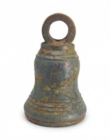 Aziatisch - Javaans Brons Rituele tempelbel (Ghanta) - 82 mm
