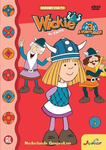 Wickie de viking deel 3 (dvd tweedehands film), Ophalen of Verzenden, Zo goed als nieuw