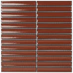Wand Mozaïek Tegels Kitkat Factory Keramiek Rood - Matje..., Doe-het-zelf en Verbouw, Tegels, Nieuw, Ophalen of Verzenden, 20 tot 40 cm