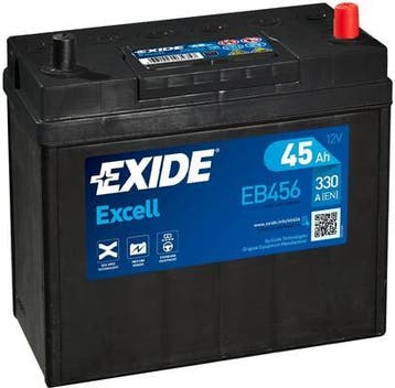 Exide Excell accu | EB456 | 12V 45Ah, Ophalen of Verzenden, Nieuw