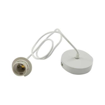 snoer plafondlamp wit 105cm*, Verzenden, Nieuw