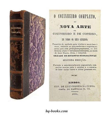 O Cozinheiro completo - ou nova arte de cozineiro - 1851