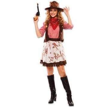 Cowgirl kostuum Texas, Verzenden, Nieuw, Feestartikel